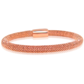 Rose Gold Sterling Silver Italian Bracelet